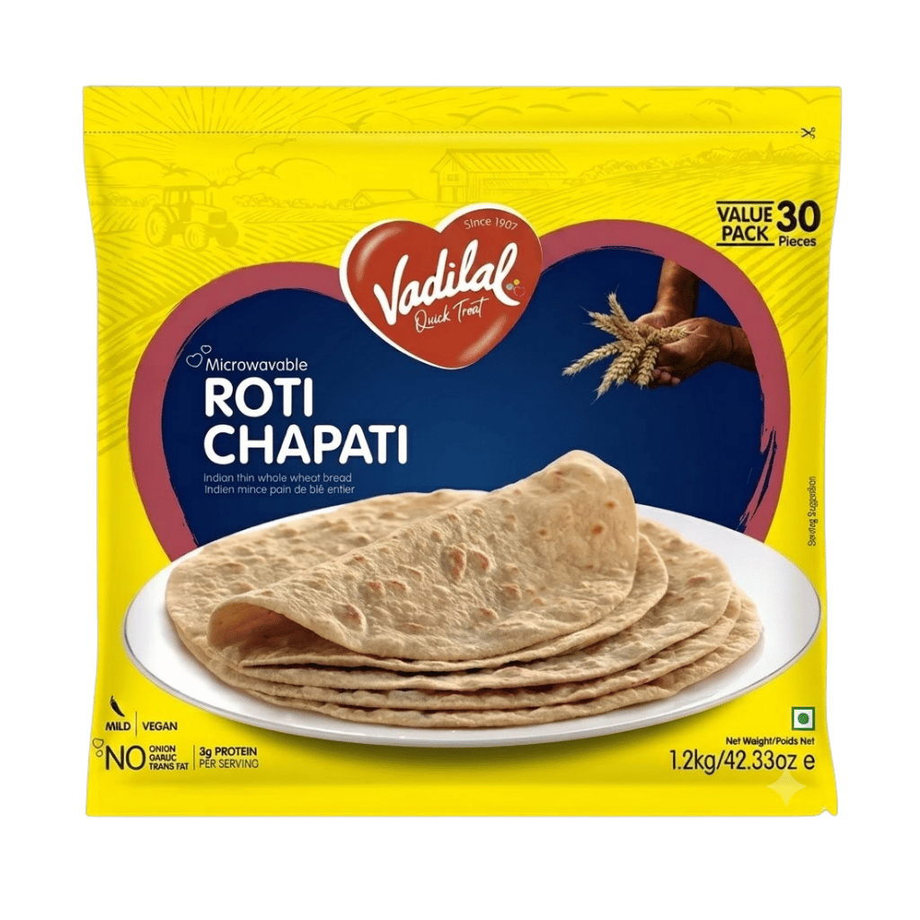 Vadilal Roti Chappati 30 pcs buy online USA - 1